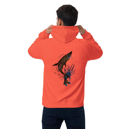 El diseño Demonsea ocupa el protagonismo en la parte trasera, creando un contraste impresionante.