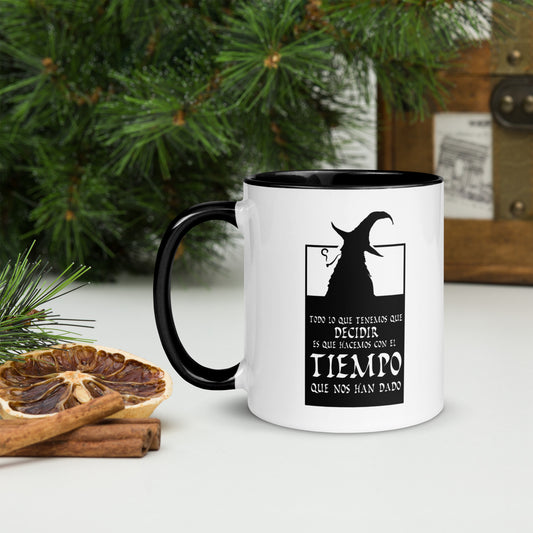 Símera-Art Taza Interior Color Gandalf - Diseño Inspirador. Ideal para regalar en estas navidades
