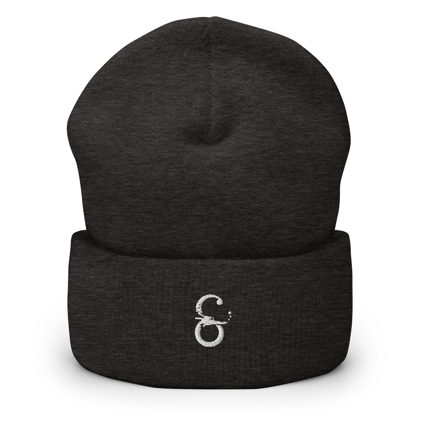 Gorro unisex de punto en color gris con el logo de Símera bordado al frente